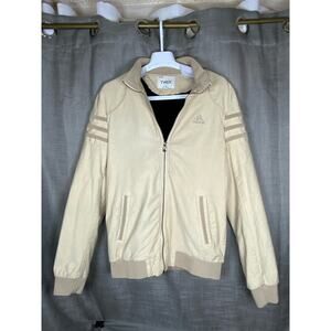 Adidas YMDX Sherpa Lined Jacket Cream Rare Women’s Size XXL USED